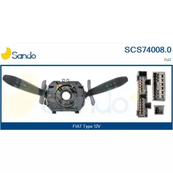 Commutateur de colonne de direction SANDO OEM 735292037