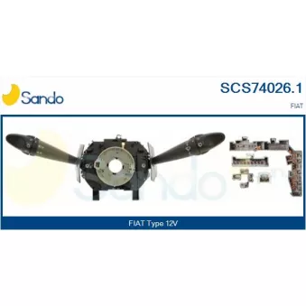 Commutateur de colonne de direction SANDO SCS74026.1