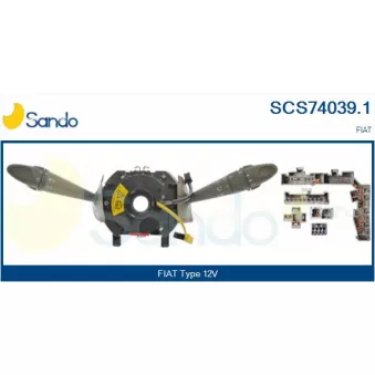 SANDO SCS74039.1 - Commutateur de colonne de direction