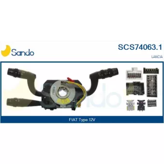 SANDO SCS74063.1 - Commutateur de colonne de direction