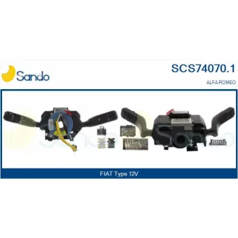 Commutateur de colonne de direction SANDO SCS74070.1