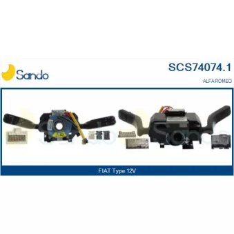 Commutateur de colonne de direction SANDO SCS74074.1