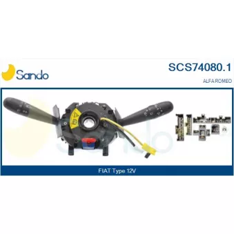 Commutateur de colonne de direction SANDO SCS74080.1