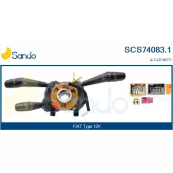 SANDO SCS74083.1 - Commutateur de colonne de direction