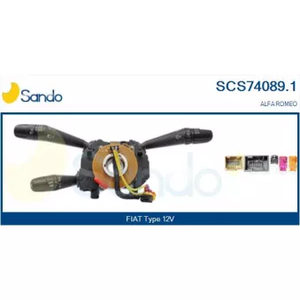 SANDO SCS74089.1 - Commutateur de colonne de direction