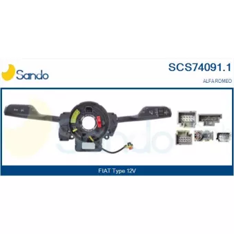 Commutateur de colonne de direction SANDO OEM 156129137