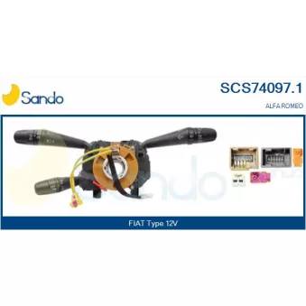 Commutateur de colonne de direction SANDO OEM 156090579