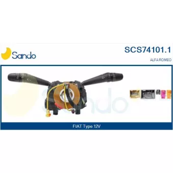 Commutateur de colonne de direction SANDO OEM 156101301