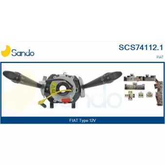 Commutateur de colonne de direction SANDO SCS74112.1