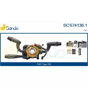 Commutateur de colonne de direction SANDO OEM 735430100