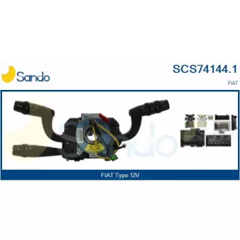 Commutateur de colonne de direction SANDO SCS74144.1