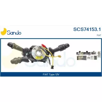 SANDO SCS74153.1 - Commutateur de colonne de direction