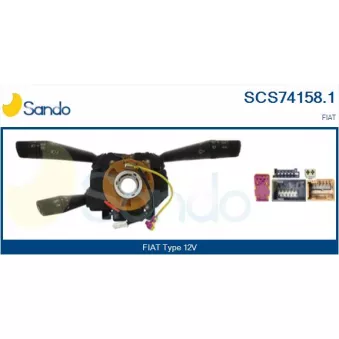 SANDO SCS74158.1 - Commutateur de colonne de direction