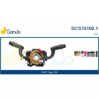 SANDO SCS74169.1 - Commutateur de colonne de direction