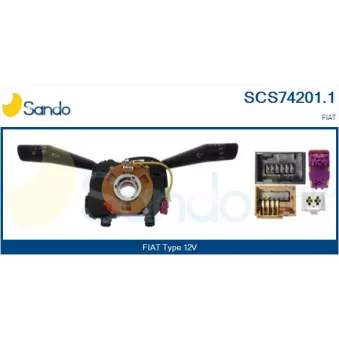 Commutateur de colonne de direction SANDO OEM 735606803