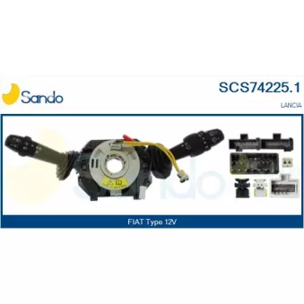Commutateur de colonne de direction SANDO SCS74225.1