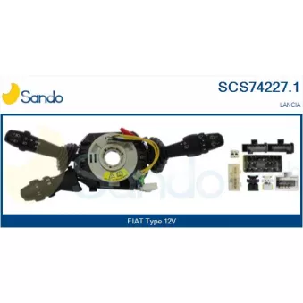 Commutateur de colonne de direction SANDO SCS74227.1