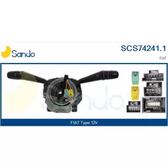 SANDO SCS74241.1 - Commutateur de colonne de direction