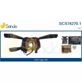 Commutateur de colonne de direction SANDO OEM 735608184
