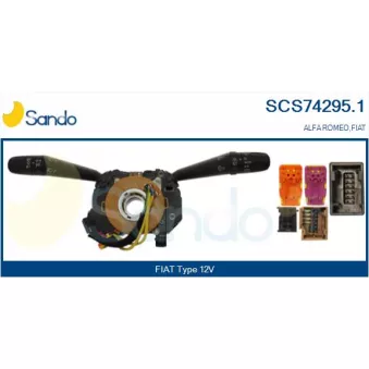 Commutateur de colonne de direction SANDO OEM 156148401