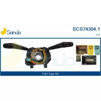 SANDO SCS74304.1 - Commutateur de colonne de direction