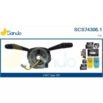 SANDO SCS74306.1 - Commutateur de colonne de direction