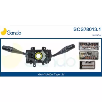 Commutateur de colonne de direction SANDO SCS78013.1
