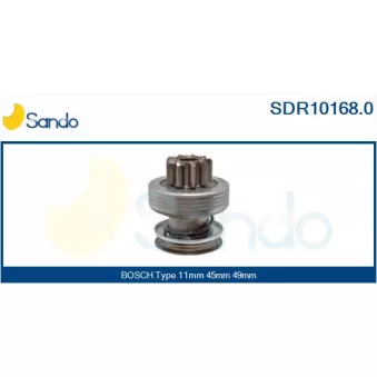 Pignon, démarreur SANDO OEM 03g911335b