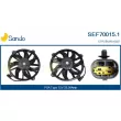 SANDO SEF70015.1 - Moteur électrique, ventilateur pour radiateurs