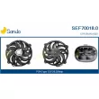 Moteur électrique, ventilateur pour radiateurs SANDO [SEF70018.0]