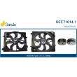 SANDO SEF71014.1 - Moteur électrique, ventilateur pour radiateurs