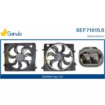 Moteur électrique, ventilateur pour radiateurs SANDO OEM 214814eb0a