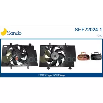 Moteur électrique, ventilateur pour radiateurs SANDO OEM 1813907