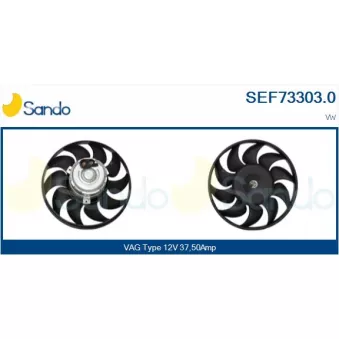 Ventilateur, refroidissement du moteur SANDO OEM 701959455J