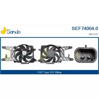 Moteur électrique, ventilateur pour radiateurs SANDO OEM 46789792