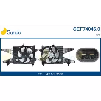 Moteur électrique, ventilateur pour radiateurs SANDO OEM 51738696