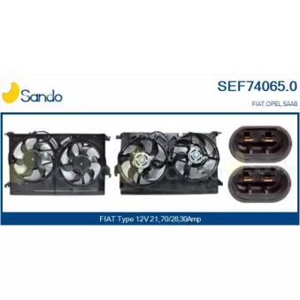 Moteur électrique, ventilateur pour radiateurs SANDO OEM 1341369