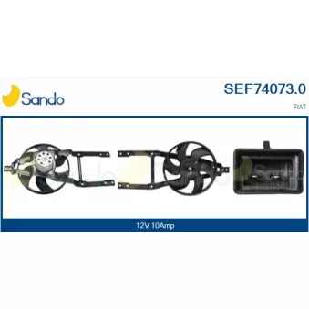 SANDO SEF74073.0 - Moteur électrique, ventilateur pour radiateurs