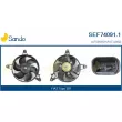Moteur électrique, ventilateur pour radiateurs SANDO [SEF74091.1]