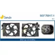 SANDO SEF75017.1 - Moteur électrique, ventilateur pour radiateurs