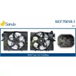 Moteur électrique, ventilateur pour radiateurs SANDO [SEF75018.1]