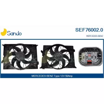 Moteur électrique, ventilateur pour radiateurs SANDO OEM a2215000993