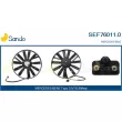 SANDO SEF76011.0 - Moteur électrique, ventilateur pour radiateurs