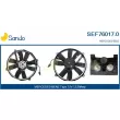 SANDO SEF76017.0 - Moteur électrique, ventilateur pour radiateurs