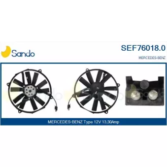 SANDO SEF76018.0 - Moteur électrique, ventilateur pour radiateurs