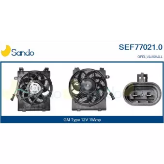 Moteur électrique, ventilateur pour radiateurs SANDO OEM 13114008