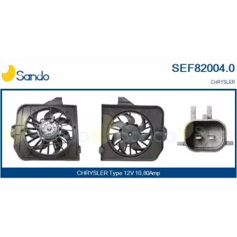 Moteur électrique, ventilateur pour radiateurs SANDO OEM 4809170AC