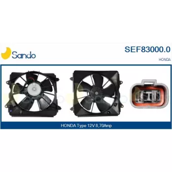 SANDO SEF83000.0 - Moteur électrique, ventilateur pour radiateurs