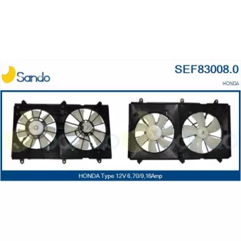 Moteur électrique, ventilateur pour radiateurs SANDO OEM 38616RAAA01