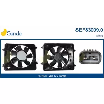 Moteur électrique, ventilateur pour radiateurs SANDO OEM 38611rmxa51